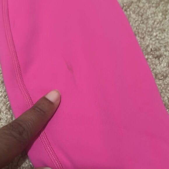 Lululemon Women's 4 High Rise Align Leggings Solid Pink Full Length Soft Yoga - Picture 6 of 14